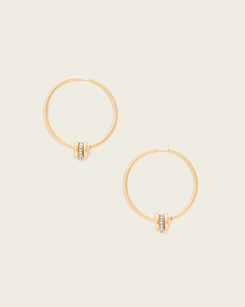 AllSaints Selene Bolt Hoop Earrings