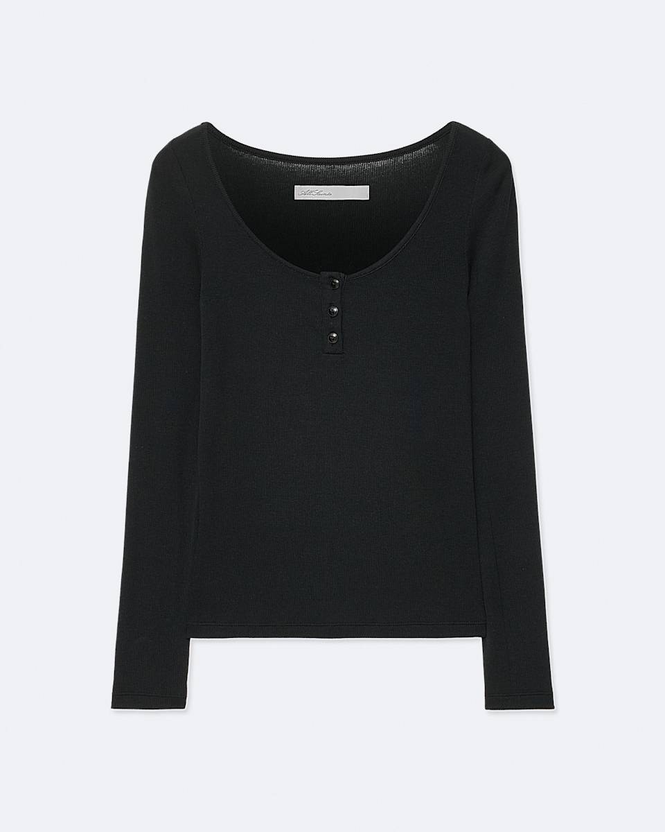 Jules Slim-Fit Cotton Henley Top