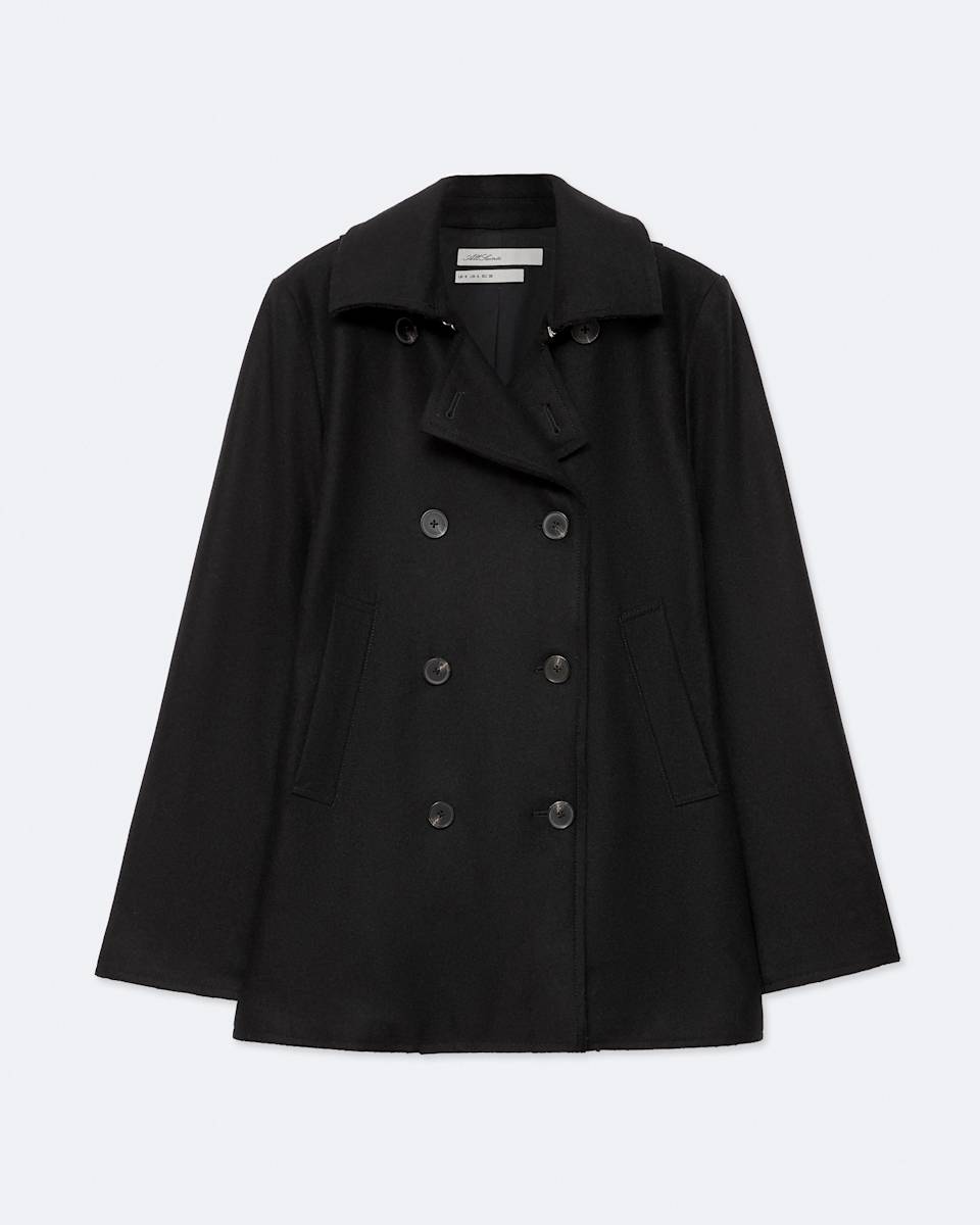 AllSaints Tommie Double-Breasted Wool-Blend Peacoat