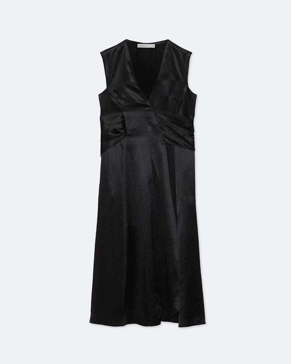AllSaints Jeanne Wrap Midi Dress