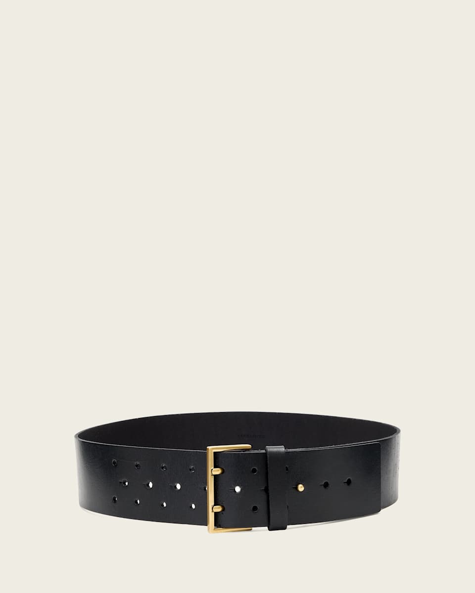 Lou Wide Leather Belt