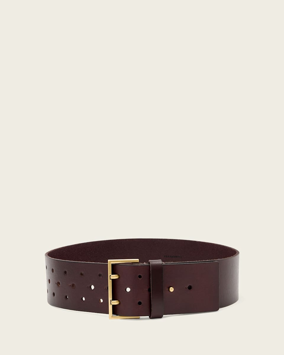 Lou Wide Leather Belt