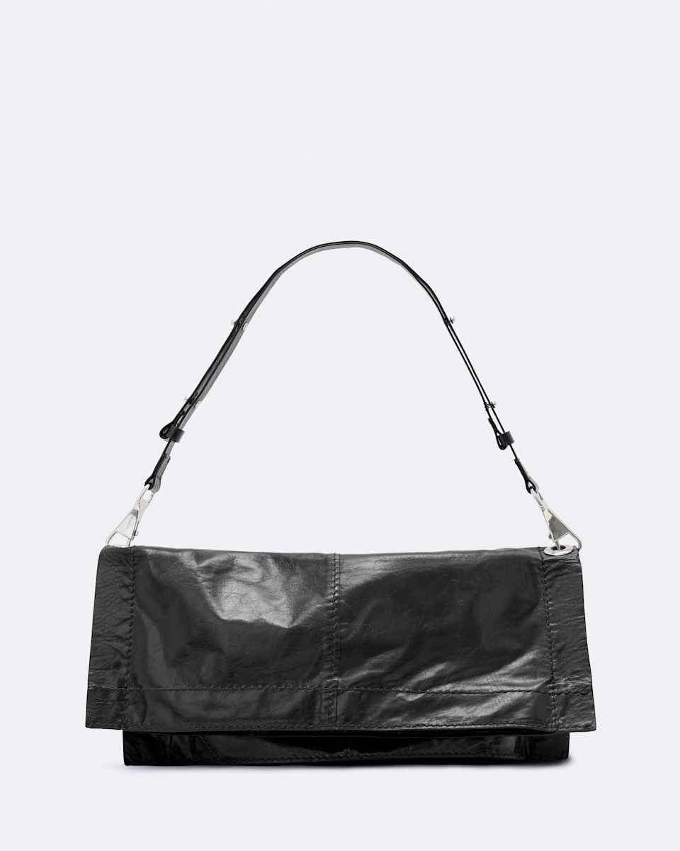 Lutece Fold Leather Shoulder Bag