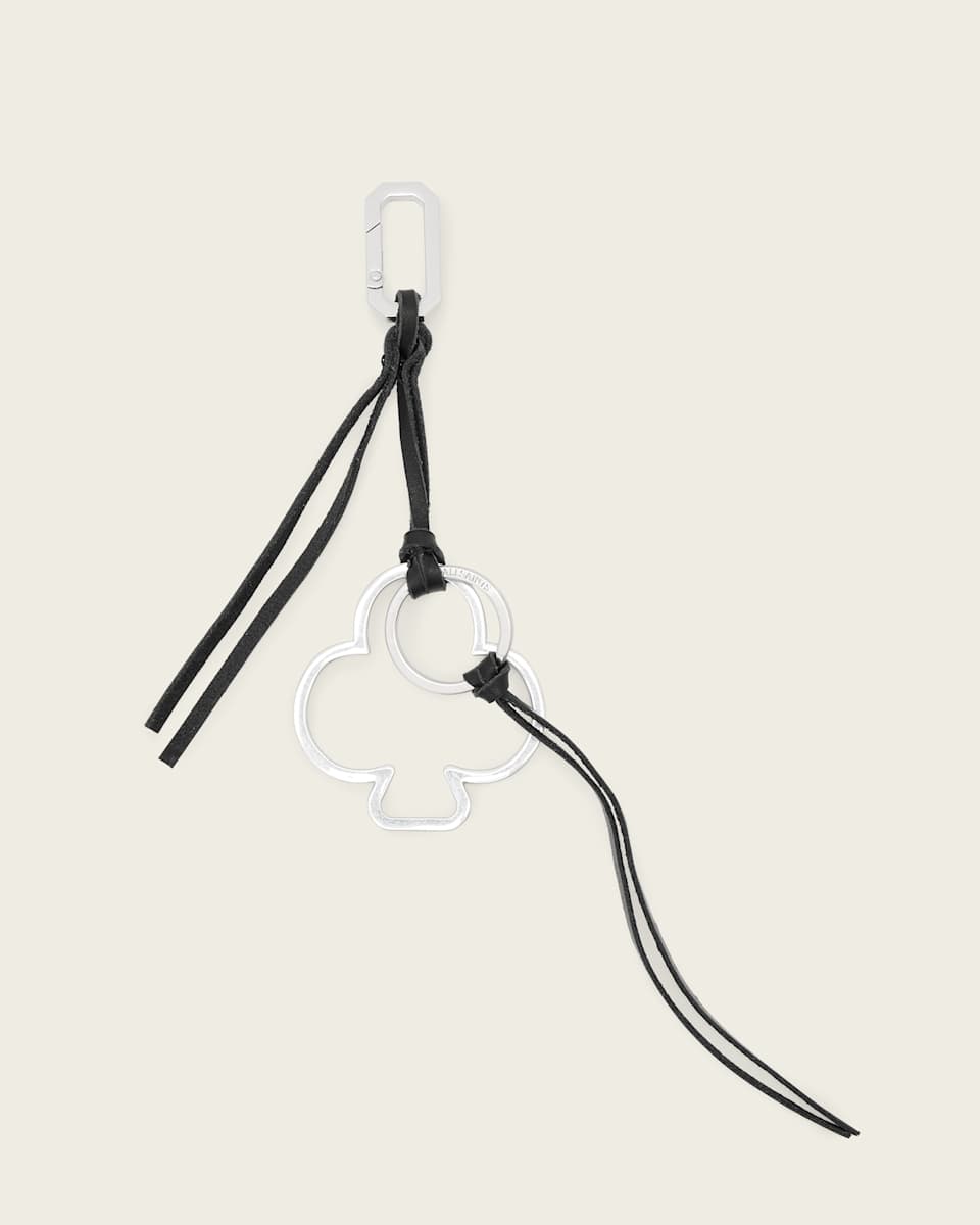 AllSaints Club Metal Keyring