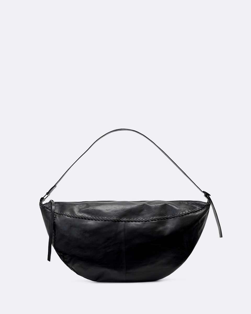 AllSaints Esme Whipstitch Leather Shoulder Bag