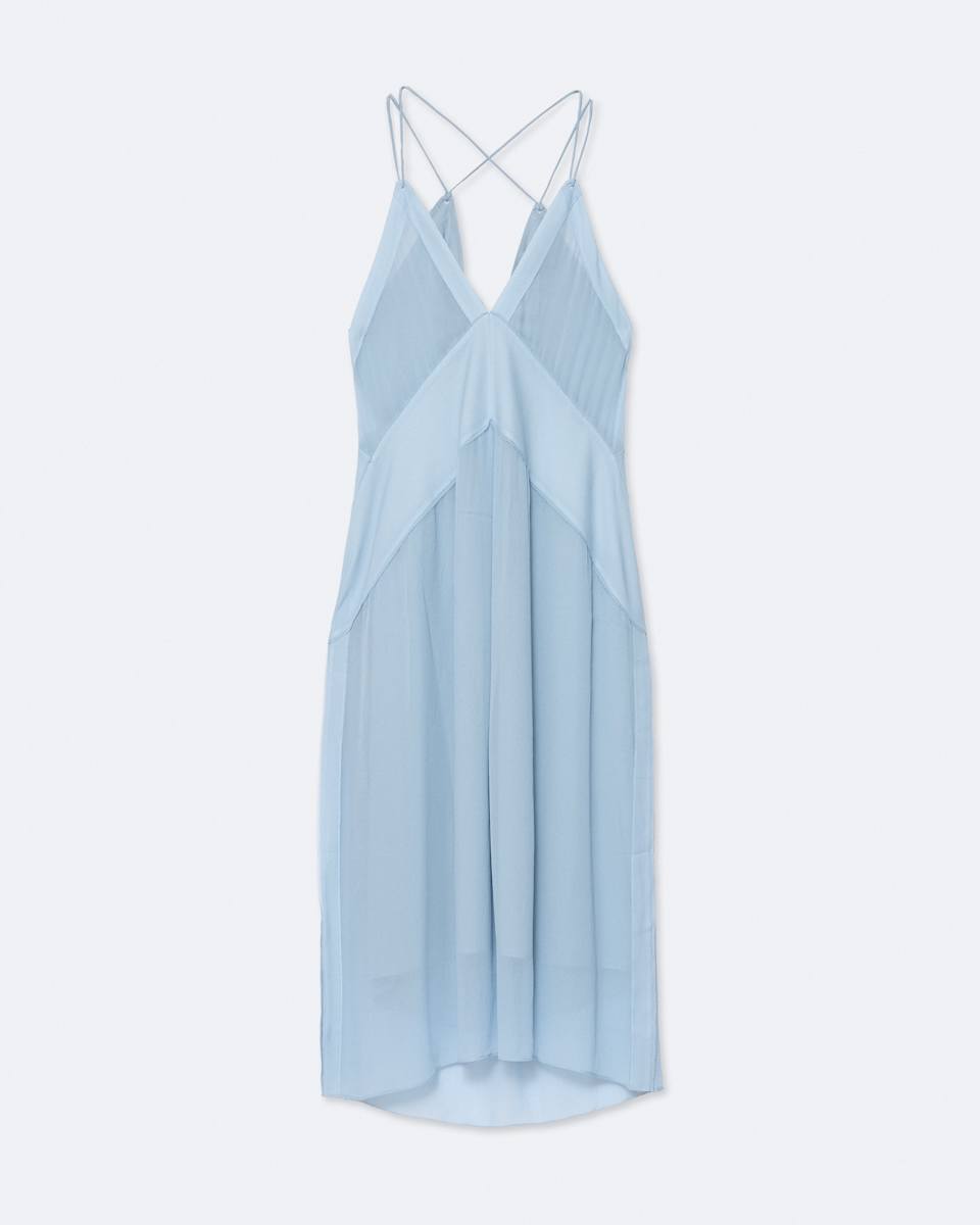AllSaints Fawn Viscose Midi Slip Dress