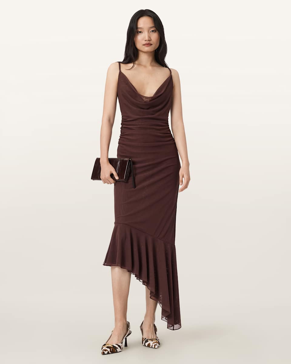 Bea Mesh Midi Dress