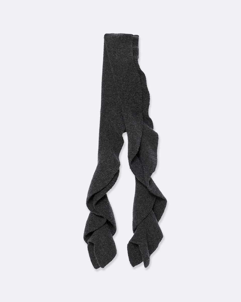 AllSaints Amalie Ruffle Wool-Blend Scarf