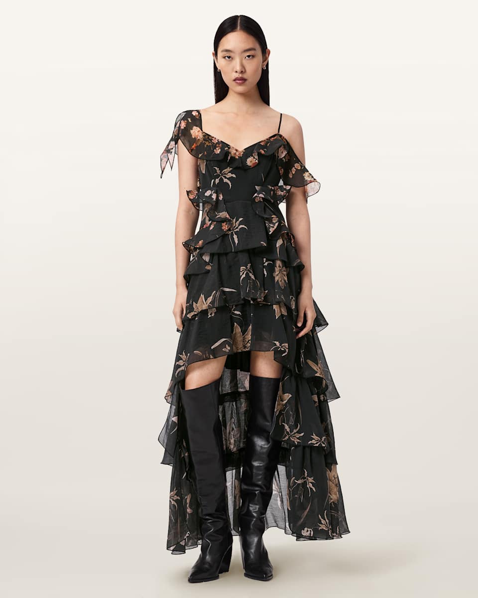 Sienna Ruffle Maxi Dress
