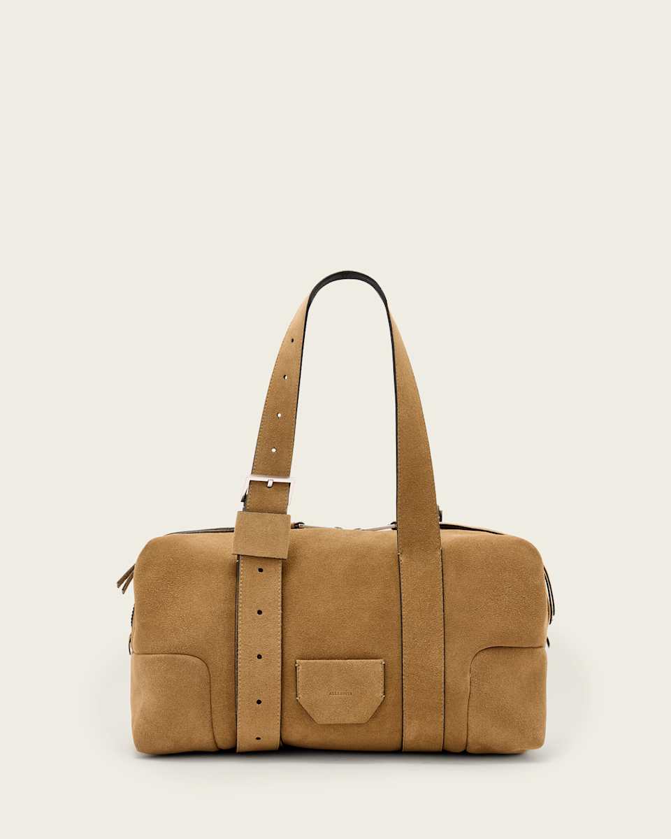 AllSaints Ares Suede Shoulder Bag