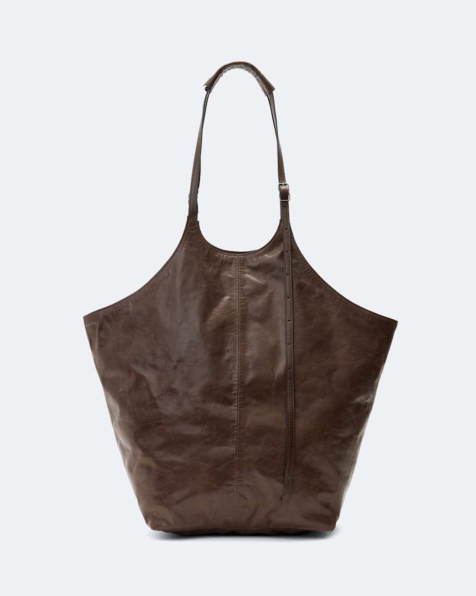 Siloh Leather Magazine Tote Bag