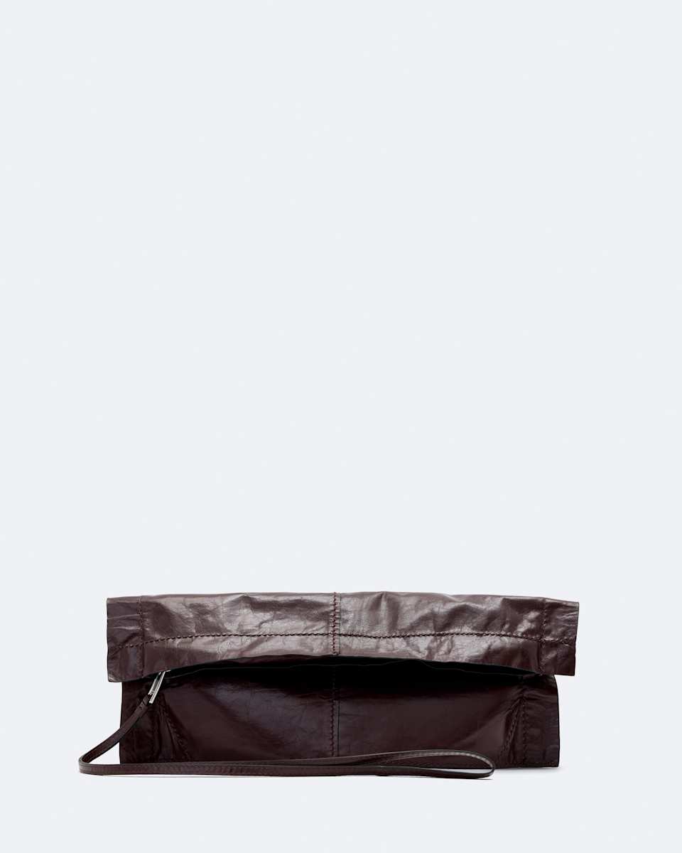Lutece Fold Leather Clutch