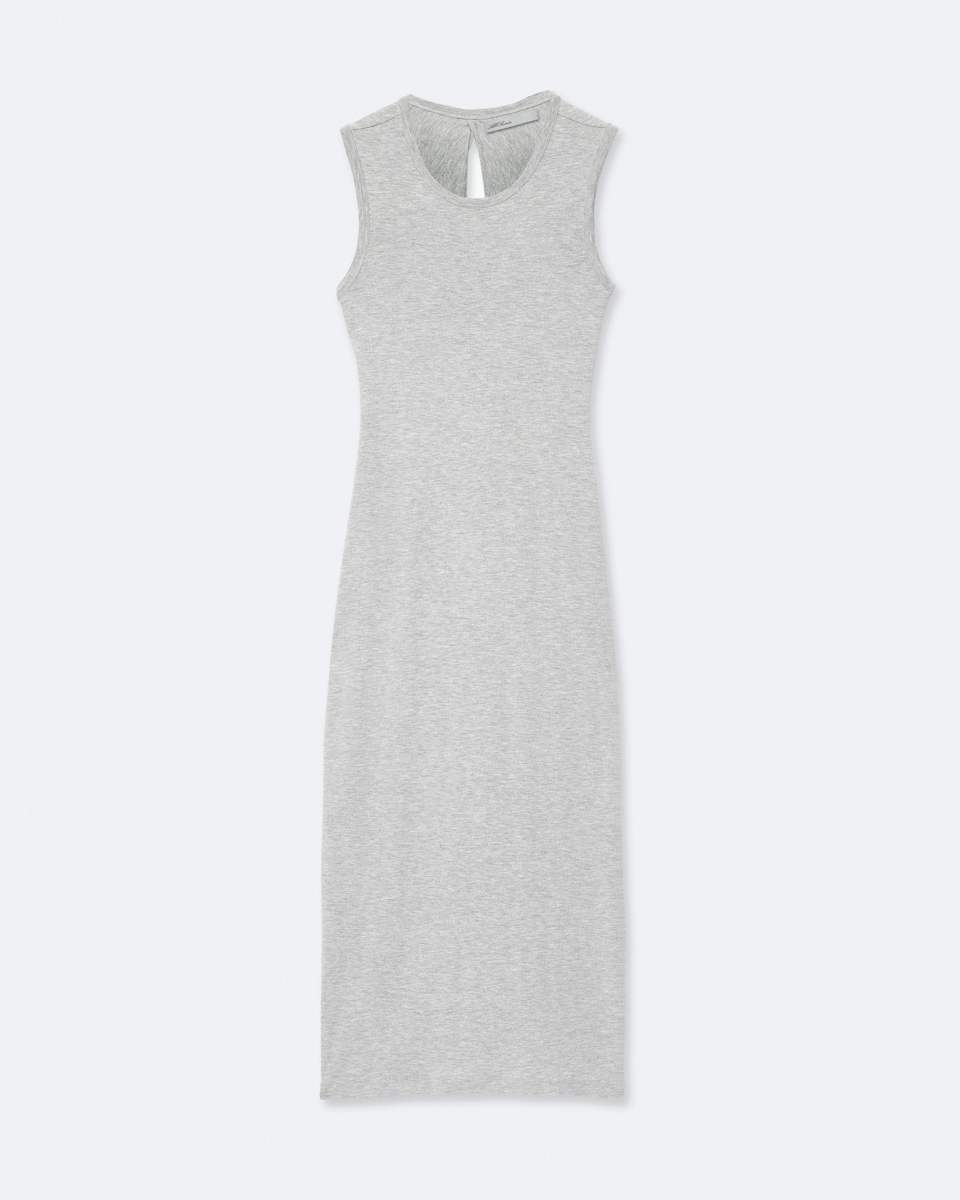 AllSaints Ilia Twisted-Back Bodycon Midi Dress
