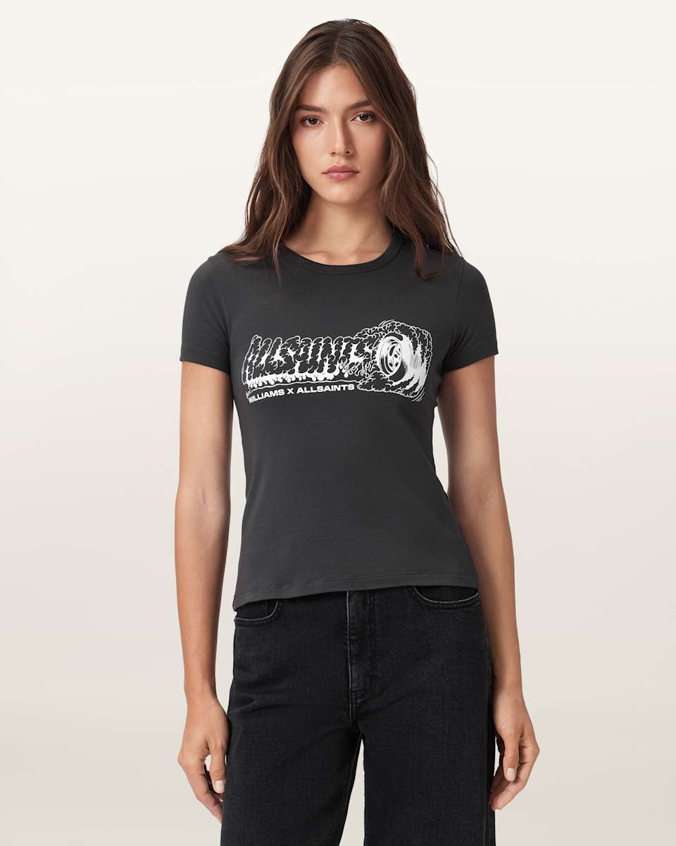 AllSaints Williams X AllSaints Burnout Stevie T-Shirt