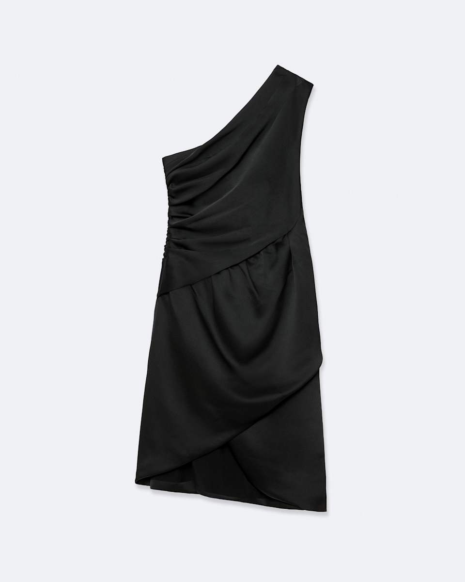 AllSaints Laima One-Shoulder Mini Dress