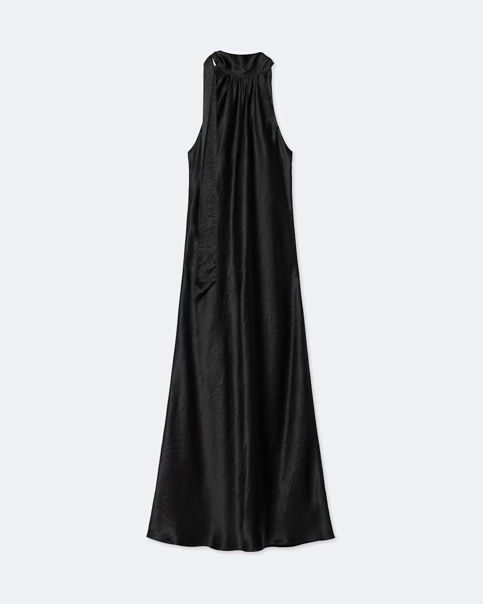 AllSaints Beril Bias-Cut Slip Dress