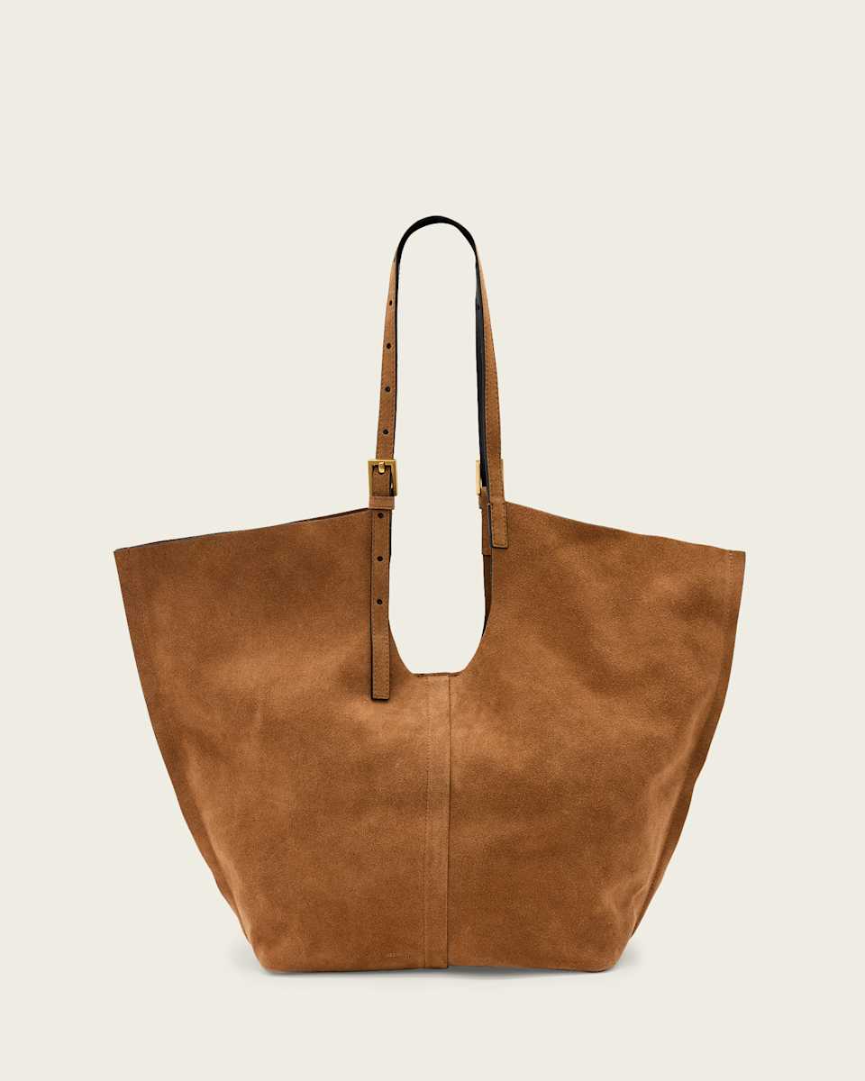 AllSaints Ara Suede Tote Bag