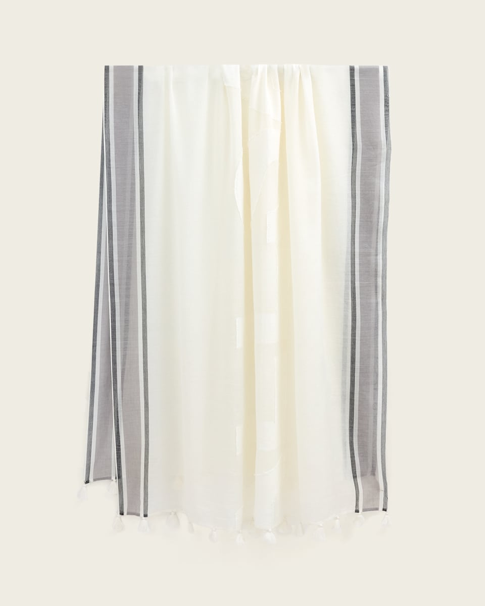 Caty Wraparound Wool Blend Pareo