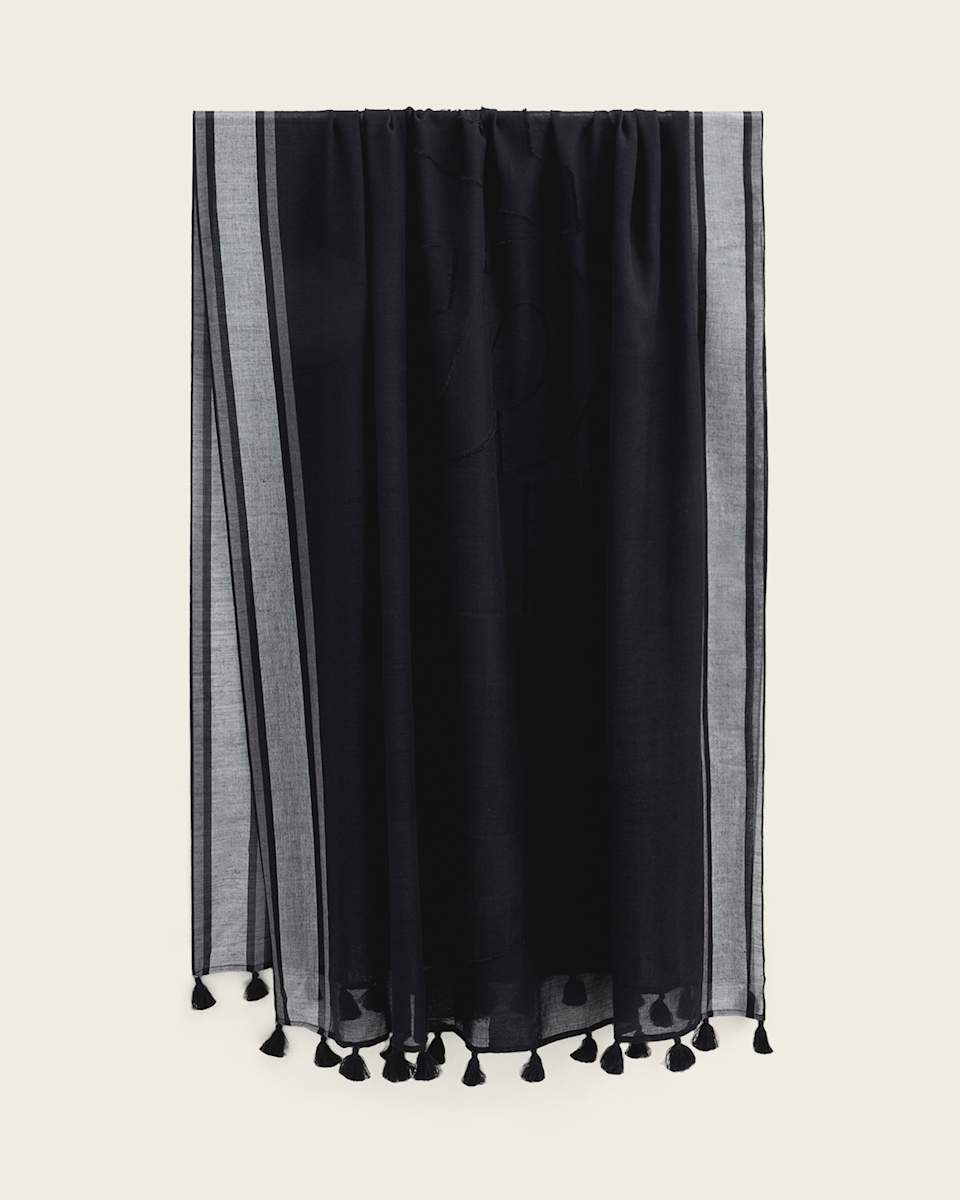 Caty Wraparound Wool Blend Pareo