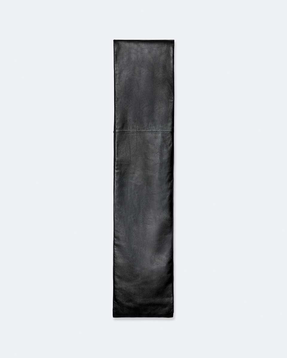 AllSaints Padded Leather Scarf