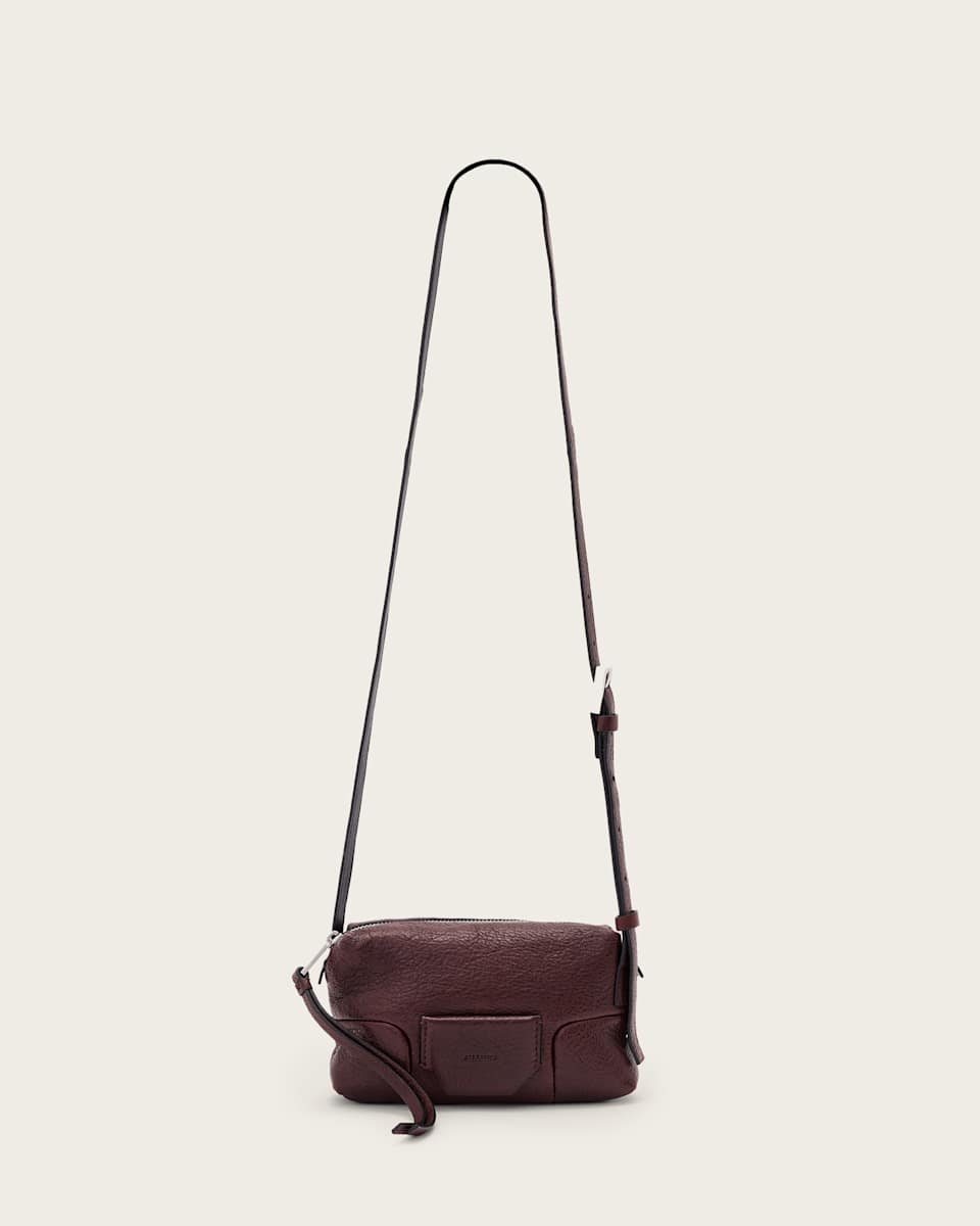 AllSaints Ares Leather Crossbody Bag