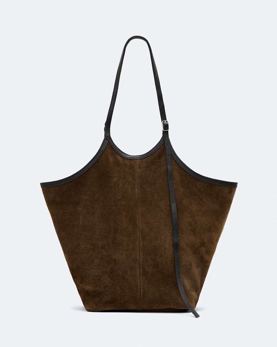AllSaints Siloh Suede Magazine Tote Bag