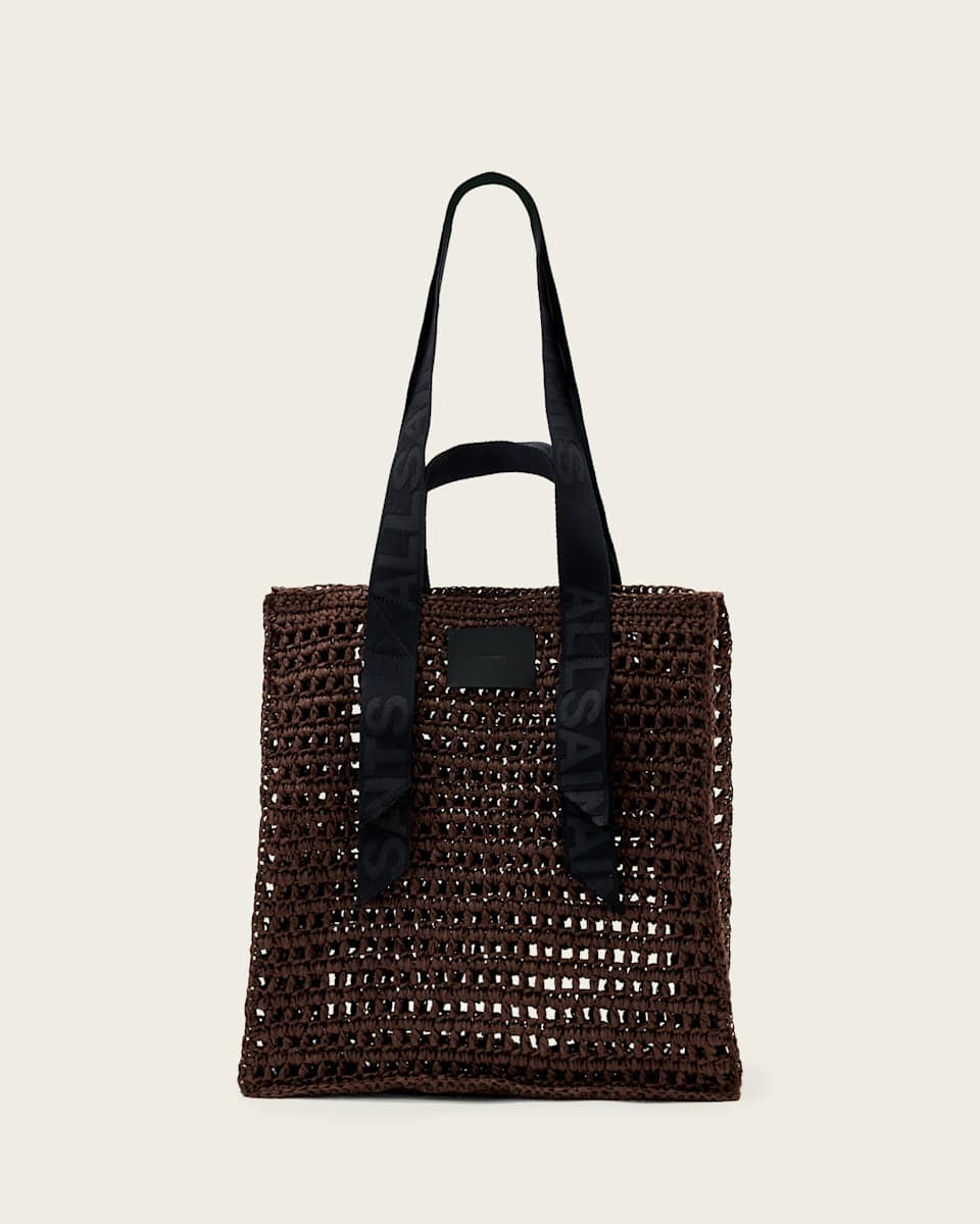 AllSaints Lullah Woven Tote Bag