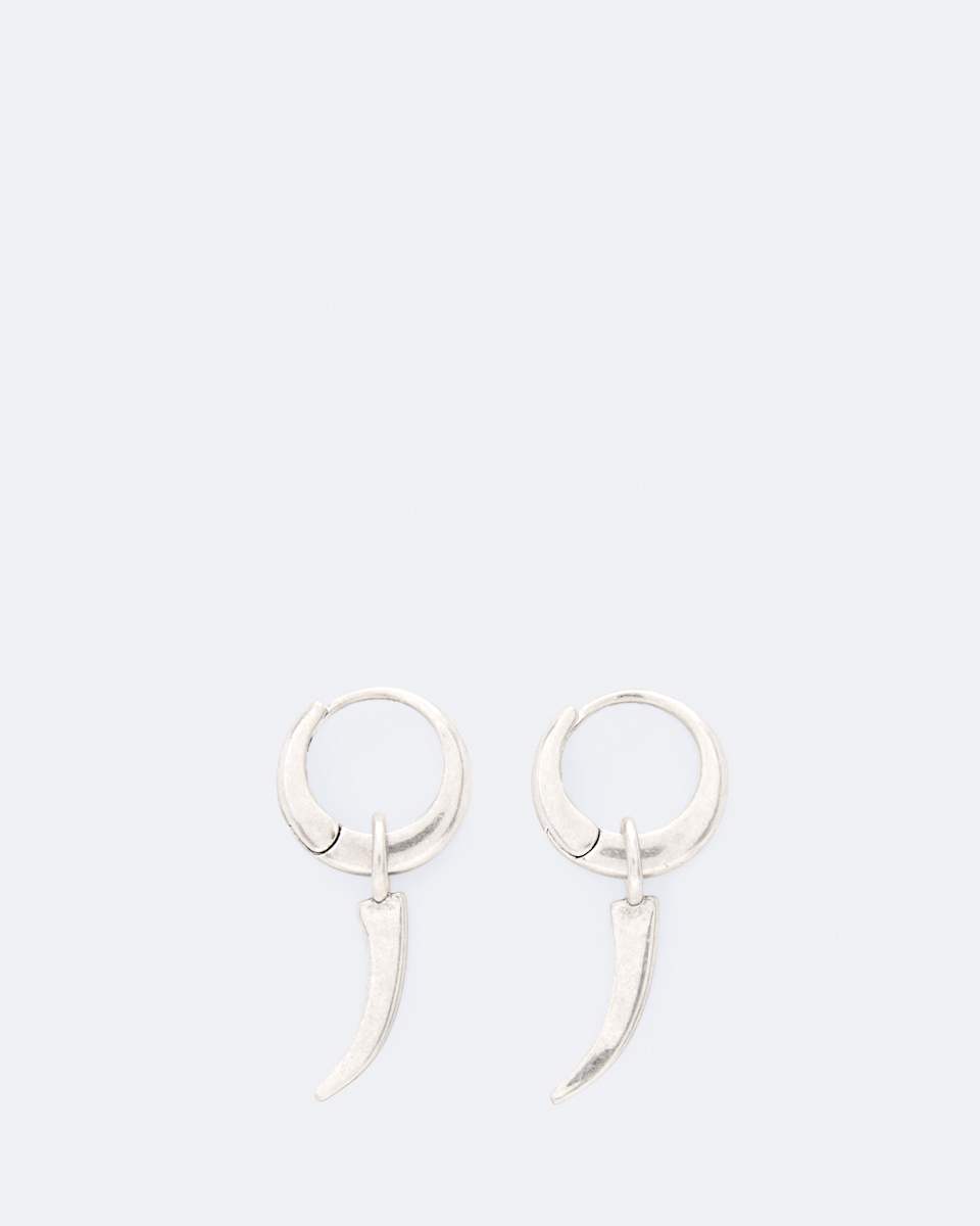 Talon Pendant Huggie Earrings