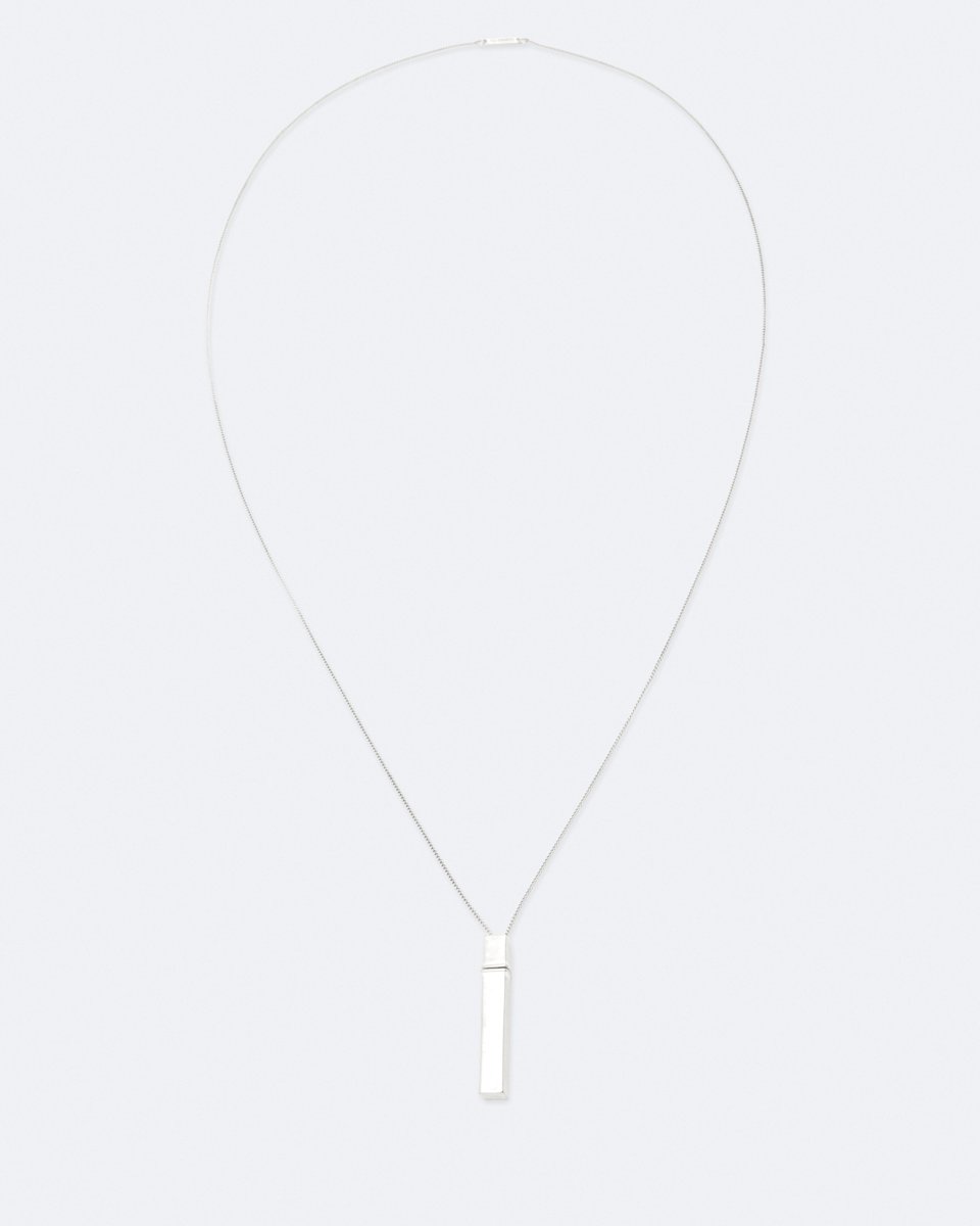 Marlo Box Pendant Long Necklace
