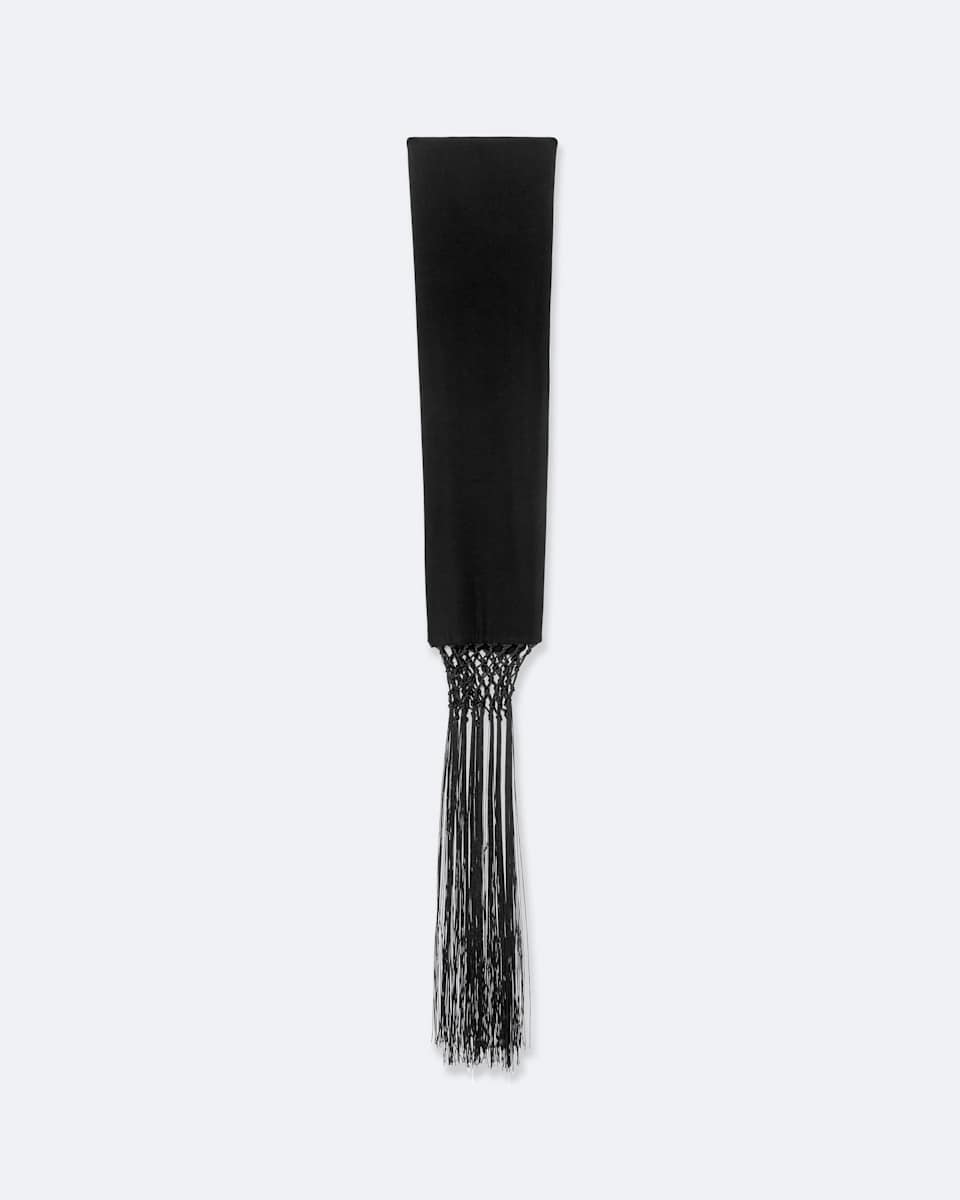 AllSaints Caspian Tasselled Jersey Scarf