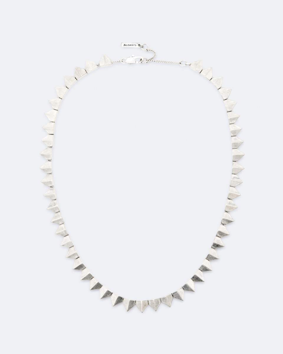AllSaints Spike Metal Bead Necklace