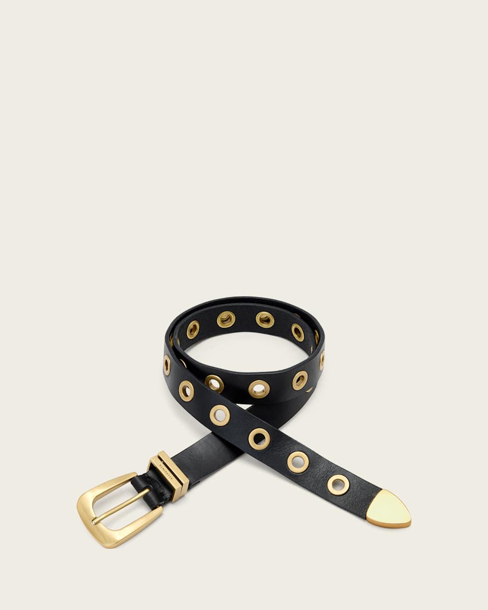 Julia Leather Eyelet Belt