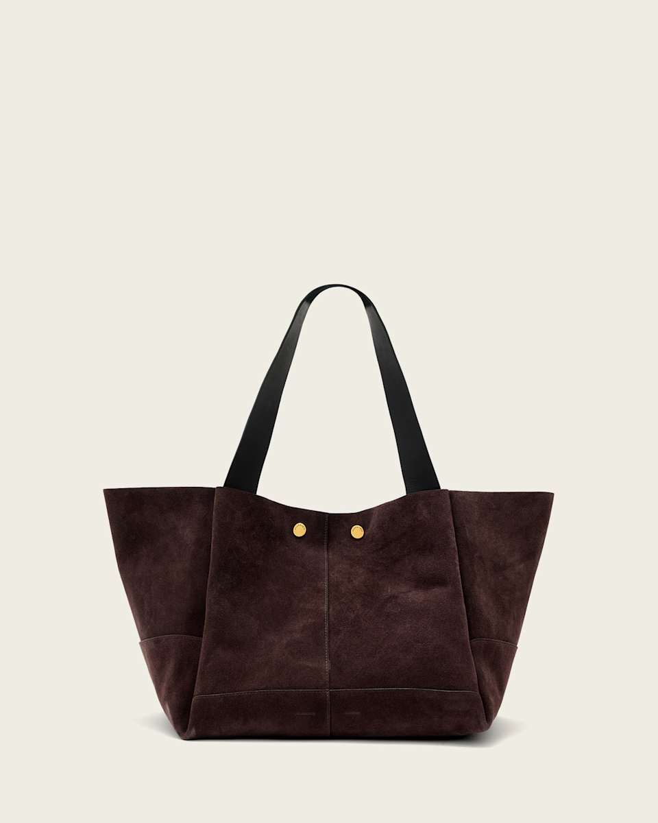 AllSaints Rosalie Large Suede Tote Bag
