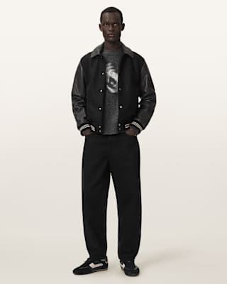 AllSaints Vanson Wool Bomber Jacket