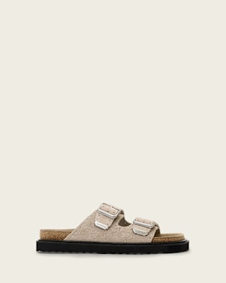 AllSaints Randal Leather Buckle Sandals