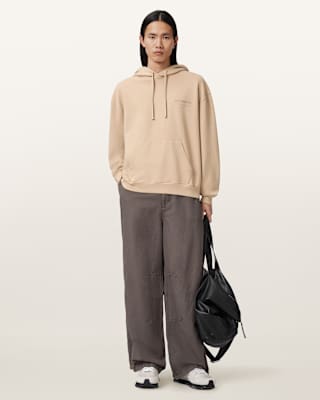 AllSaints Xander Long Sleeve Cotton Hoodie