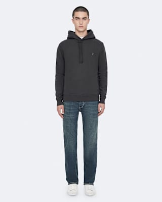 AllSaints Raven Pullover Ramskull Hoodie