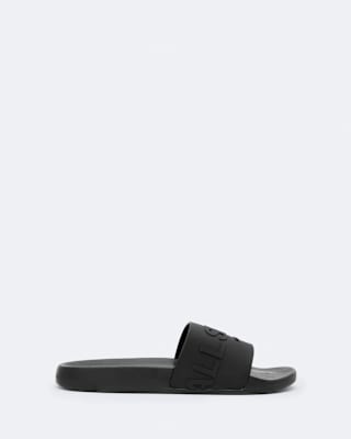 AllSaints Biggy Slip On Logo Sliders