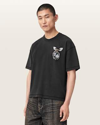 AllSaints Wyvern Short Sleeve Graphic T-Shirt