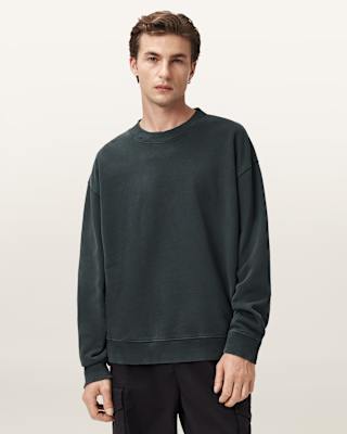 AllSaints Milo Boxy Cotton Sweatshirt