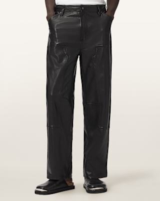 AllSaints Carver Leather Pants