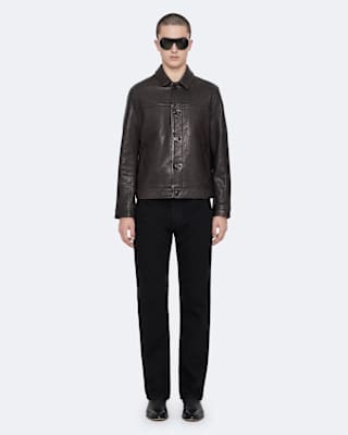 AllSaints Nates Leather Jacket