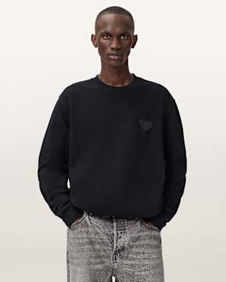 AllSaints Lover Relaxed Crew Neck Sweater
