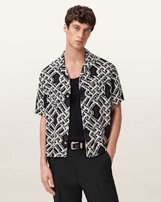 AllSaints Twined Short Sleeve Shirt