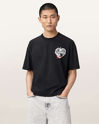 AllSaints Reflect Short Sleeve Graphic T-Shirt