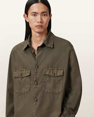 AllSaints Strand Relaxed Fit Shirt