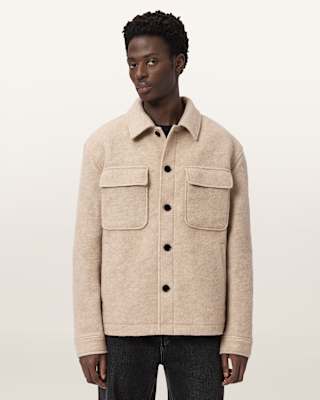 AllSaints Cayson Wool Blend Jacket