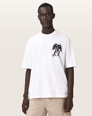 AllSaints Raptour Oversized Graphic T-Shirt