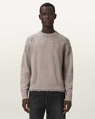 AllSaints Wolf Oversized Wool Blend Sweater