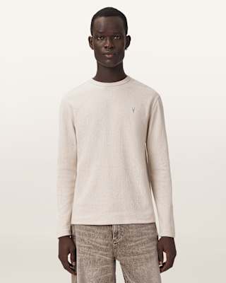 AllSaints Ellis Long Sleeve Cotton T-Shirt